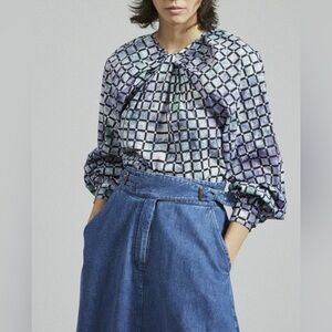 Rachel Comey Soon Top Black & Blue  8